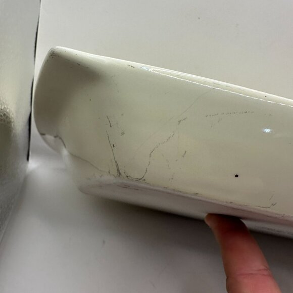 Vintage Lladró Porcelain Rectangular Serving Platter With Flying Geese Design - Picture 10 of 10